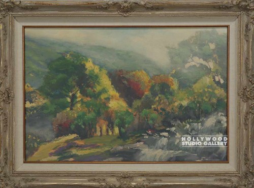 28X38 JARA BRITE TREES/ORNATE WHT