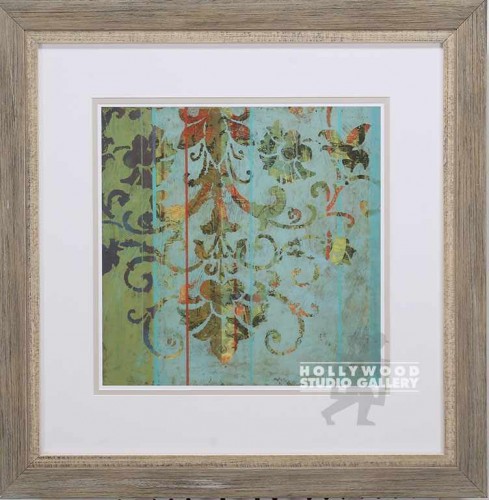 28X28 BLOOM-SECRET GARDEN-(DAMASK