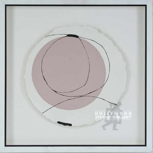 17X17 VISCON ROUND ART SQ WHITE FRM