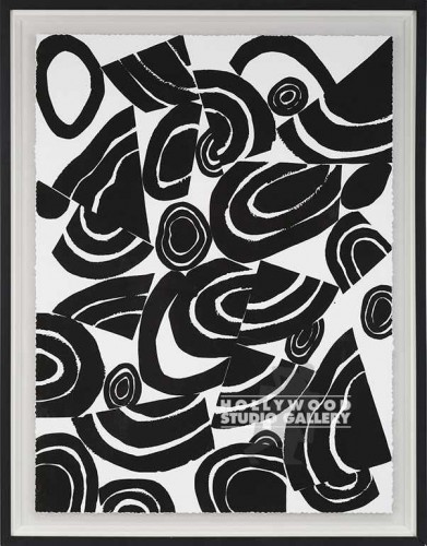 39X30 VISCON RASKIN B W SHAPES BLK