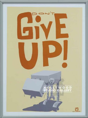 14X11 SPANGLER DON`T GIVE UP"ROBOT"