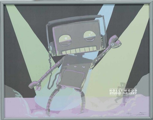 11X14 SPANGLER ROBOT (TRAVOLTA POSE