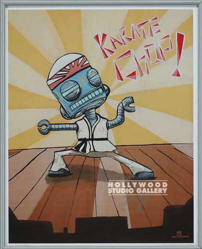 14X12 SPANGLER ROBOT KARATE CHOP!