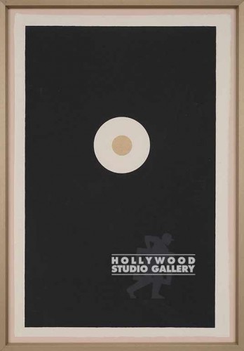 35X24 VISCON WHT-GOLD DOT ON BLACK 