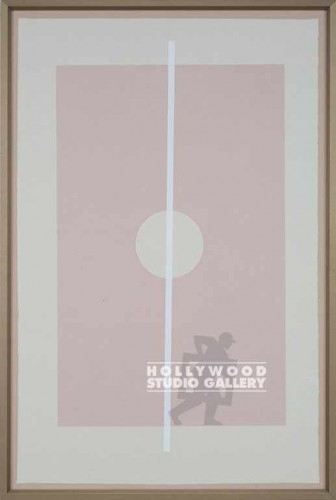 41X28 VISCON WHT BAR-DOT ON PINK 