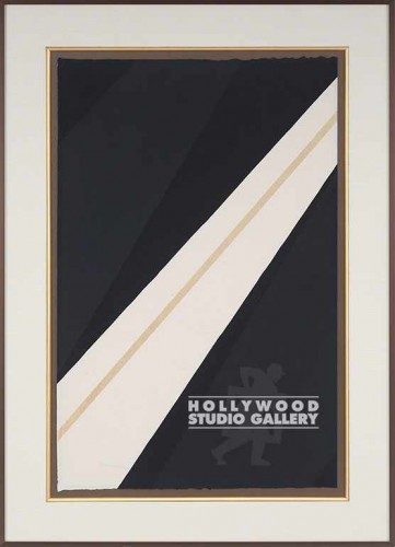 41X30 VISCON MATTE BLK STRIPES BRNZ