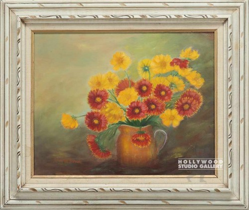 23X27 R.POND VINT.FLORAL/60`S WHITE