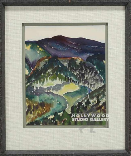22X18 SIMON MTN WATERCOLOR MAT-WD