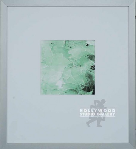 21X19 HABER LT GRN BROKEN GLASS MTL