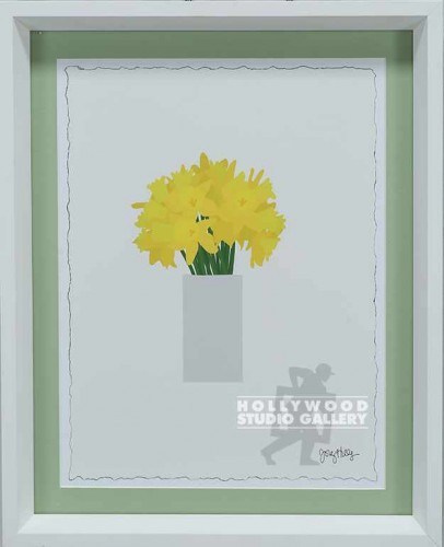 16X13 HURLEY DAFFODILLS-VASE WHITE