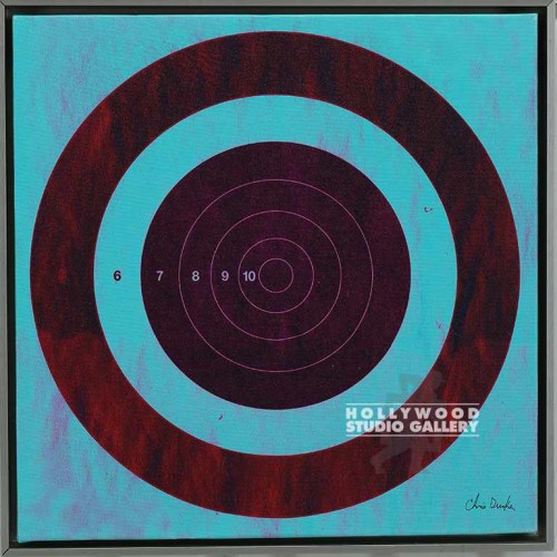 17x17 DUNKER TARGET-BLU MAGENTA 
