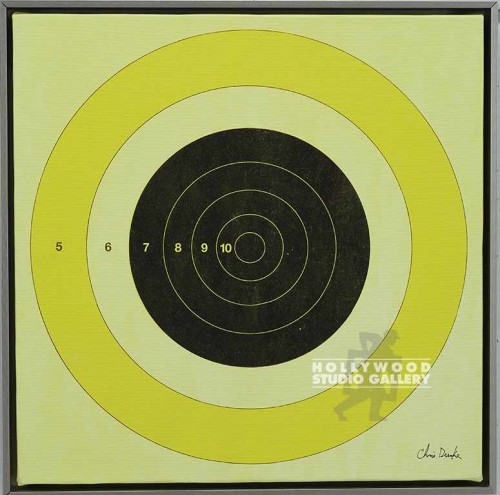 17x17 DUNKER TARGET YEL BLK ALUM