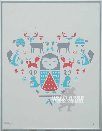 16X12 HELPINK MULTI ANIMALS SLVR