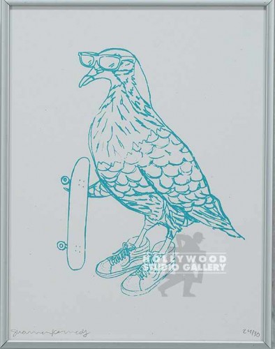 11X9 KENNEDY PIDGEON SKATER SLVR