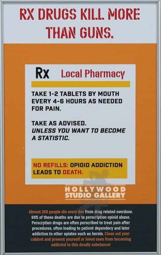 19X12 FERRARO RX DRUGS KILL SLVR