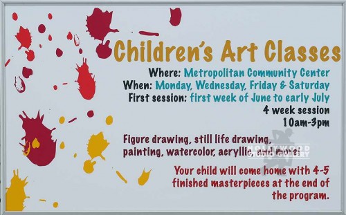12X19 FERRARO CHILD ART CLASSES SLV