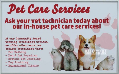 12X19 FERRARO PET CARE SERV SLVR
