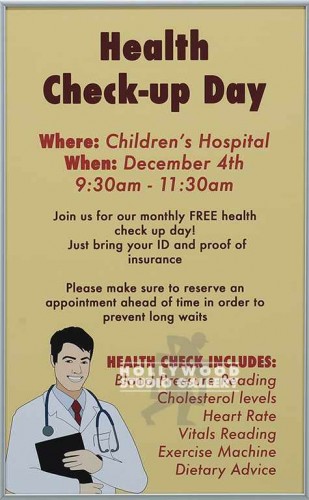 19X12 FERRARO HEALTH CHECK-UP SLV