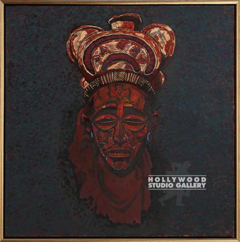 34x33 Bankova Ethnic Mask Portait