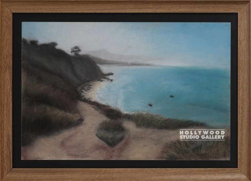 16x22Ferraro Beach Landscape BrwnFr