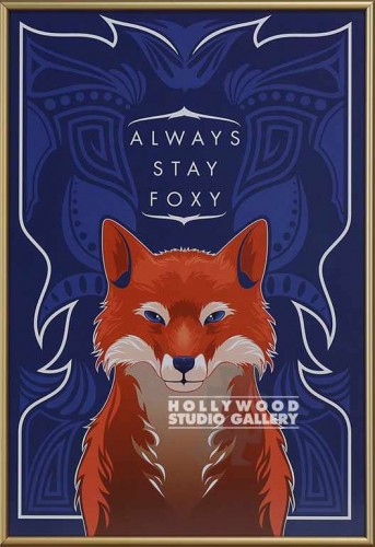 19x13 ARNELL STAY FOXY GLD MTL FRM