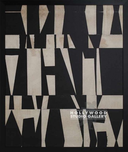 48x40GILLETTE COSINE4 GEO ABST BLCK