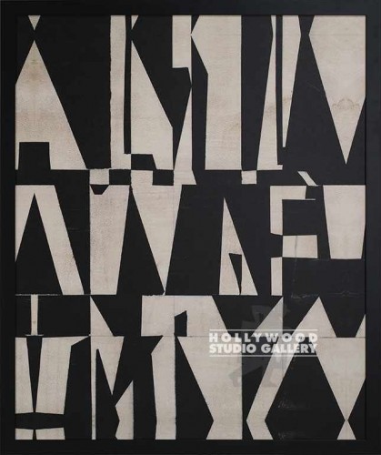 48x40GILLETTE COSINE3 GEO ABST BLCK