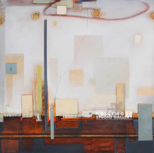 36x36 HOCKMAN ORIG.MIXED MEDIA CVS