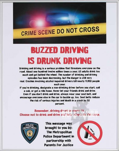 24X19 BUZZED DRIVE..POSTER SLVR FRM