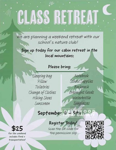 31X24``CLASS RETREAT POSTER