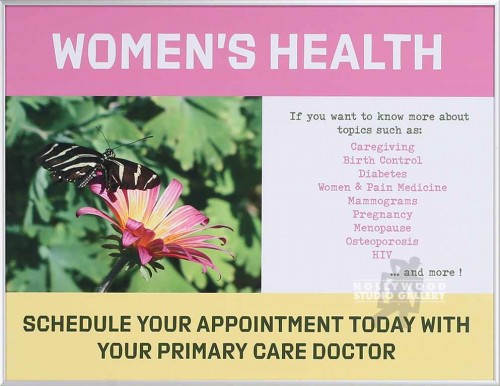 18X24``WOMANS HEALTH POSTER
