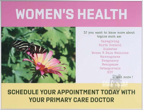 WOMANS HEALTH POSTER
