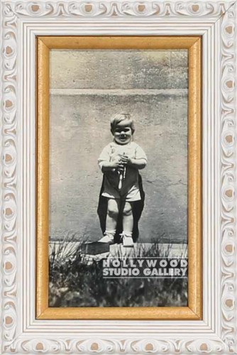 12x8 B W Vint.Lil Boy White Frm