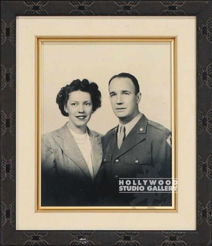 14x12 B W Vint. Aunt Gert & Hubby