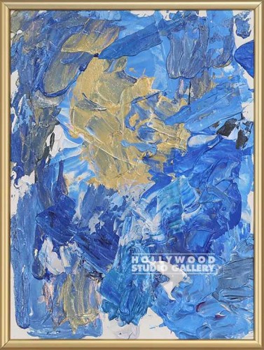 12x9 Bob K. Abstract Brass Frm