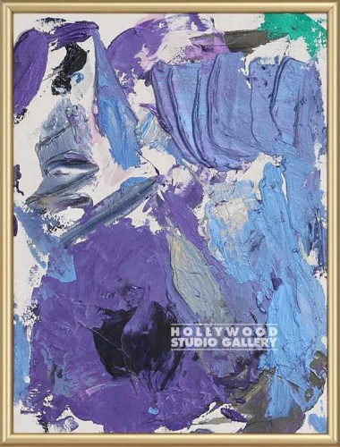 12x9 Bob K. Abstract Brass Frm