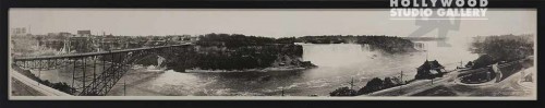 10x49 Vint B W Waterfall & Bridge