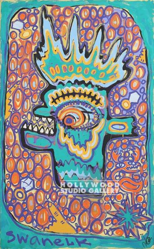 48x30 Anastasia Tribal Painting Cnv