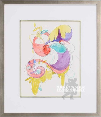 21x18 Anastasia Fun Abst Slvr Frm