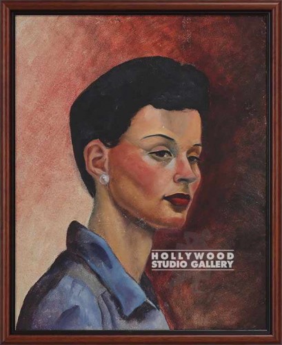 22x18Fay Female Portrait Pearl Brwn