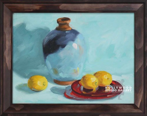 15x19 Fay Lemmons Red Saucer CNV