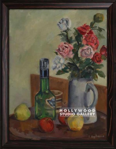 27x21 Fay Table Top Floral & Fruit