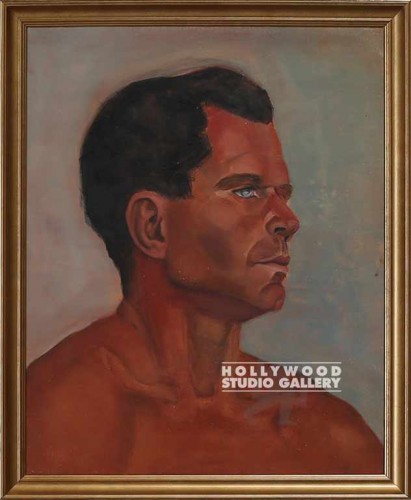 22X18 S.FAY HANDSOME MALE PORTRAIT