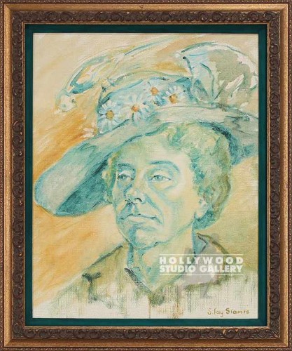 24x20 Fay Female Port Green Gld Frm