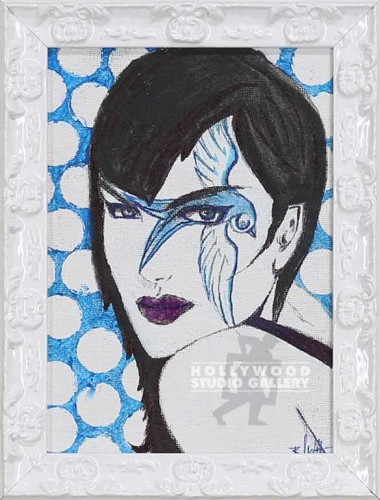 8x6 R.Krafft (D) Girl Face Wht Frm