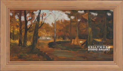 16x28 Fay Landscape Tree Path Brwn