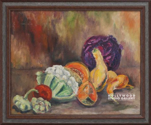 19x23 Fay Fruit Still Life Brwm Fr