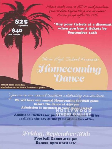 24X18 HOMECOMING POSTER UNFRMD