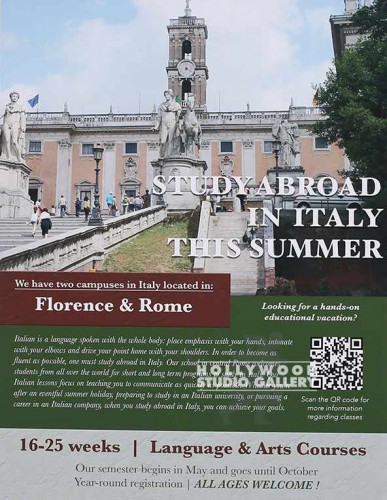 30X24 STUDY ABROAD POSTER UNFRMD