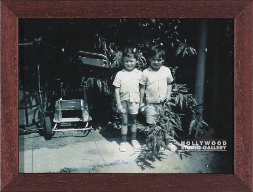 8x10 B W 2 LIL BOYS